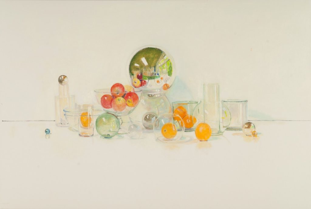 David Summers' Happy Still Life with Five Apples and Five Oranges